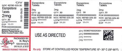 eszopiclone 60760-325-30.jpg eszopiclone 60760 325 30